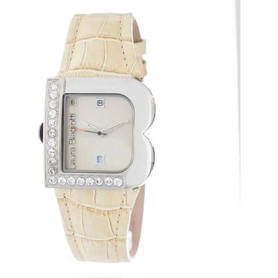 Laura Biagiotti Montre Pour Femme Lb0001l-11z Silver Beige One Size Femme - Publicité Laura Biagiotti Montre Pour Femme Lb0001l-11z Silver Beige One Size Femme - Publicité