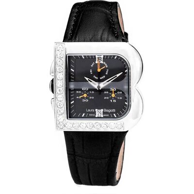 Laura Biagiotti Montre Pour Femme Lb0002-cn-2 Black One Size Femme - Publicité Laura Biagiotti Montre Pour Femme Lb0002-cn-2 Black One Size Femme - Publicité