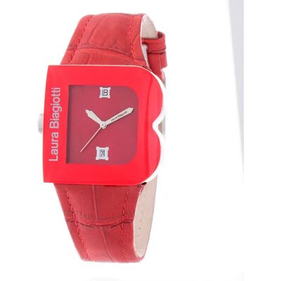 Laura Biagiotti Montre Pour Femme Lb0037l-03 Red One Size Femme - Publicité Laura Biagiotti Montre Pour Femme Lb0037l-03 Red One Size Femme - Publicité