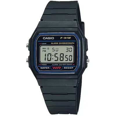 Casio Montre F-91w-1yeg Black One Size Homme - Publicité Casio Montre F-91w-1yeg Black One Size Homme - Publicité
