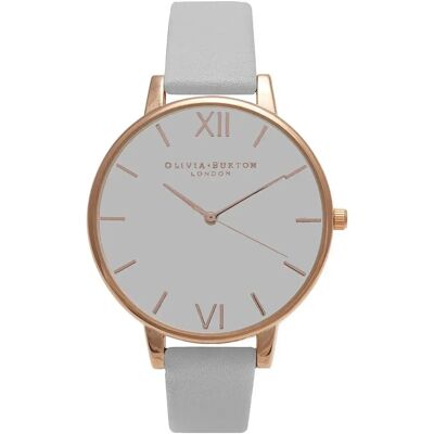 Olivia Burton Montre Pour Femme Ob15bd61 Pink Gold / Grey / Grey One Size Femme - Publicité Olivia Burton Montre Pour Femme Ob15bd61 Pink Gold / Grey / Grey One Size Femme - Publicité