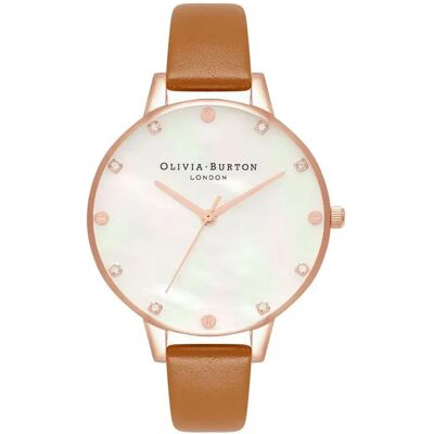 Olivia Burton Montre Pour Femme Ob16se18 Pink / Brown / White One Size - Publicité Olivia Burton Montre Pour Femme Ob16se18 Pink / Brown / White One Size - Publicité