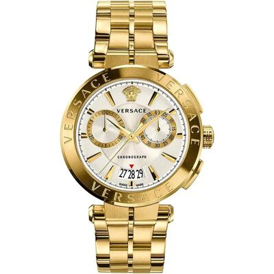 Versace Montre Ve1d00419 Yellow Gold / Yellow Gold One Size Homme - Publicité Versace Montre Ve1d00419 Yellow Gold / Yellow Gold One Size Homme - Publicité