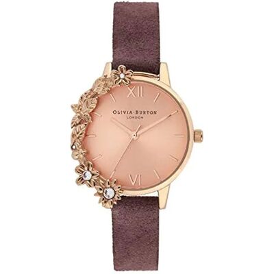 Montre-bracelet en quartz rose Olivia Burton - Montre - Publicité Montre-bracelet en quartz rose Olivia Burton - Montre - Publicité