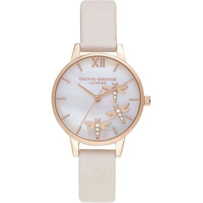 Olivia Burton Montre Pour Femme Ob16gb01 Pink / Beige / White One Size Femme - Publicité Olivia Burton Montre Pour Femme Ob16gb01 Pink / Beige / White One Size Femme - Publicité