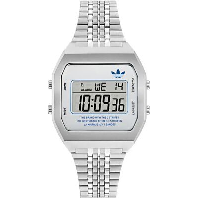 Adidas Montre Pour Femme Digital Two Silver One Size Femme - Publicité Adidas Montre Pour Femme Digital Two Silver One Size Femme - Publicité
