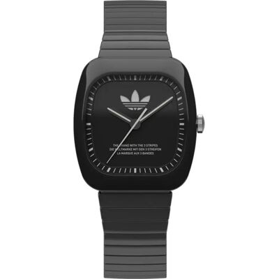 Adidas Montre Pour Femme Retro Wave One Black One Size Femme - Publicité Adidas Montre Pour Femme Retro Wave One Black One Size Femme - Publicité