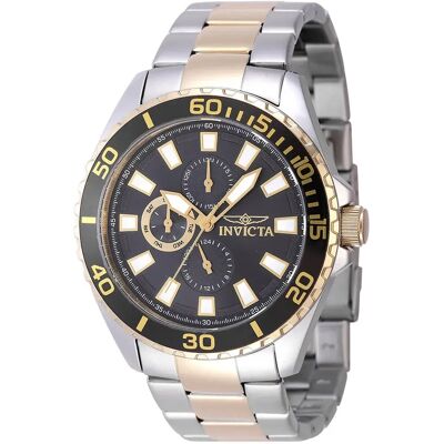 Invicta Montre 47557 Silver Grey Yellow Gold One Size Homme - Publicité Invicta Montre 47557 Silver Grey Yellow Gold One Size Homme - Publicité