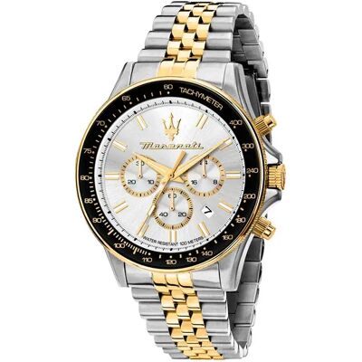 Maserati Montre Sfida 44 Mm Golden / Gold One Size Homme - Publicité Maserati Montre Sfida 44 Mm Golden / Gold One Size Homme - Publicité