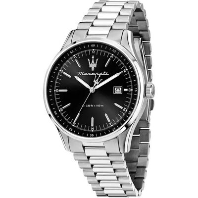 Maserati Montre Sorpasso 42 Mm 3h Silver One Size Homme - Publicité Maserati Montre Sorpasso 42 Mm 3h Silver One Size Homme - Publicité