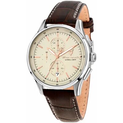 Maserati Montre Sorpasso 42 Mm Brown One Size Homme - Publicité Maserati Montre Sorpasso 42 Mm Brown One Size Homme - Publicité