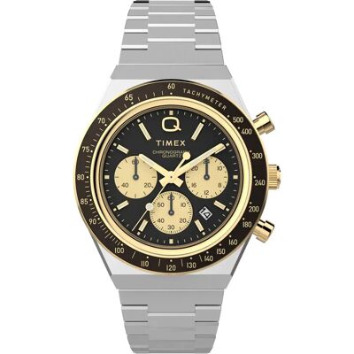 Timex Montre Q Golden / Bicoloured One Size Homme - Publicité Timex Montre Q Golden / Bicoloured One Size Homme - Publicité