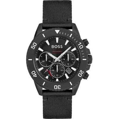 Boss Montre 1513940 43 Mm Brown / Navy Blue / Mineral One Size Homme - Publicité Boss Montre 1513940 43 Mm Brown / Navy Blue / Mineral One Size Homme - Publicité
