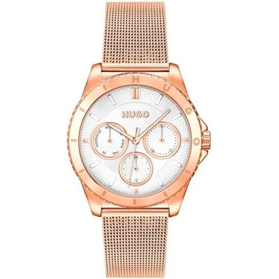 Hugo Montre Pour Femme 1540161 36 Mm Gold / White / Mineral One Size Femme - Publicité Hugo Montre Pour Femme 1540161 36 Mm Gold / White / Mineral One Size Femme - Publicité