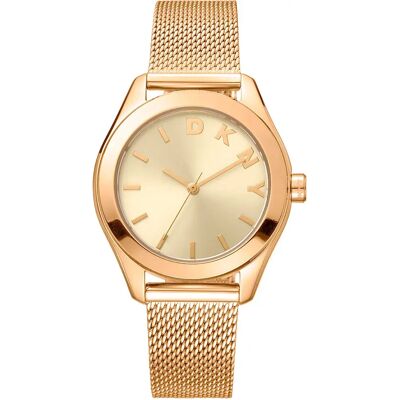 Dkny Montre Pour Femme Astoria Logo 34 Mm Yellow Gold / Champagne / Mineral One Size Femme - Publicité Dkny Montre Pour Femme Astoria Logo 34 Mm Yellow Gold / Champagne / Mineral One Size Femme - Publicité