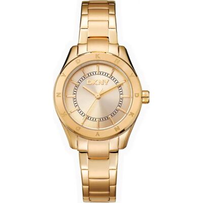 Dkny Montre Pour Femme Chambers Sport 30 Mm Yellow Gold / Champagne / Mineral One Size - Publicité Dkny Montre Pour Femme Chambers Sport 30 Mm Yellow Gold / Champagne / Mineral One Size - Publicité
