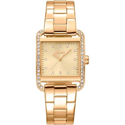 Dkny Montre Pour Femme City Glitz 27 Mm Yellow Gold / Champagne / Mineral One Size Femme - Publicité Dkny Montre Pour Femme City Glitz 27 Mm Yellow Gold / Champagne / Mineral One Size Femme - Publicité