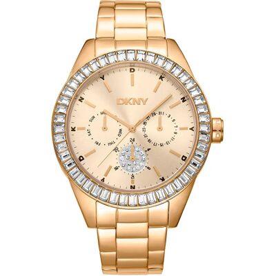 Dkny Montre Pour Femme Nolita Multi Glitz 40 Mm Yellow Gold / Champagne / Mineral One Size Femme - Publicité Dkny Montre Pour Femme Nolita Multi Glitz 40 Mm Yellow Gold / Champagne / Mineral One Size Femme - Publicité