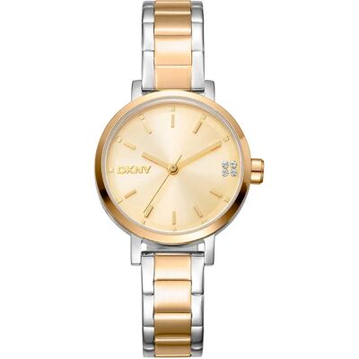 Dkny Montre Pour Femme Soho Glitz 30 Mm Silver Grey / Yellow Gold / Champagne / Mineral One Size Femme - Publicité Dkny Montre Pour Femme Soho Glitz 30 Mm Silver Grey / Yellow Gold / Champagne / Mineral One Size Femme - Publicité