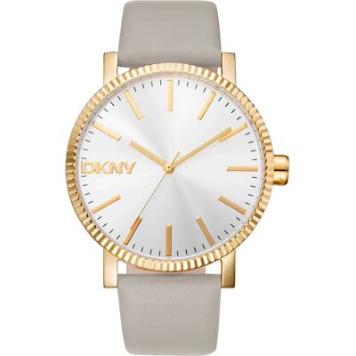 Dkny Montre Pour Femme Soho Maxi 40 Mm Silver Grey / Gold / Mineral One Size Femme - Publicité Dkny Montre Pour Femme Soho Maxi 40 Mm Silver Grey / Gold / Mineral One Size Femme - Publicité