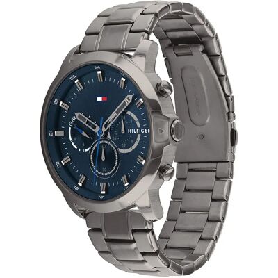 Tommy Hilfiger Montre Jameson 46 Mm Navy Blue One Size Homme - Publicité Tommy Hilfiger Montre Jameson 46 Mm Navy Blue One Size Homme - Publicité