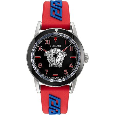 Versace Montre Ve2v00622 Grey / Red One Size Homme - Publicité Versace Montre Ve2v00622 Grey / Red One Size Homme - Publicité