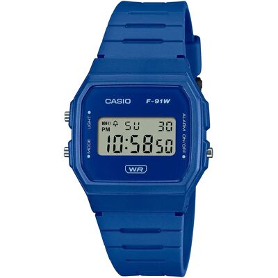 Casio Montre F-91wb-2a1ef Blue One Size Homme - Publicité Casio Montre F-91wb-2a1ef Blue One Size Homme - Publicité