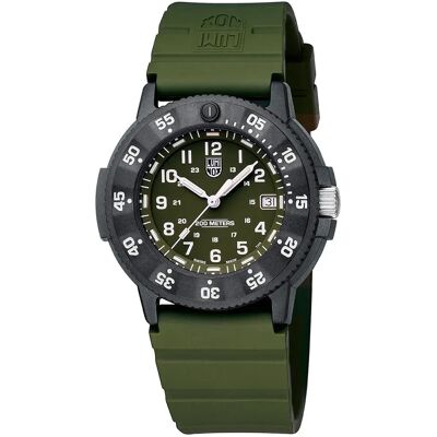 Luminox Montre Xs.3013.evo.s Quartz 43mm Green / White One Size - Publicité Luminox Montre Xs.3013.evo.s Quartz 43mm Green / White One Size - Publicité
