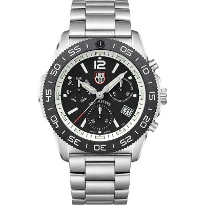 Luminox Montre Xs.3141 Pacific Diver Chronograph 3140 Series 44mm Steel-brac Silver / QR One Size - Publicité Luminox Montre Xs.3141 Pacific Diver Chronograph 3140 Series 44mm Steel-brac Silver / QR One Size - Publicité