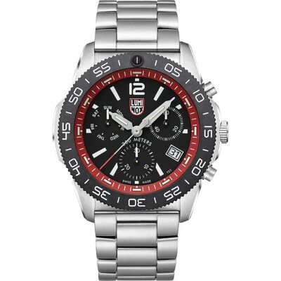 Luminox Montre Xs.3155.m Pacific Diver Chronograph 3140 Series 44mm Steel-brac Silver / QR One Size Homme - Publicité Luminox Montre Xs.3155.m Pacific Diver Chronograph 3140 Series 44mm Steel-brac Silver / QR One Size Homme - Publicité