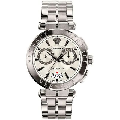 Versace Montre Ve1d01823 Silver Grey / Metal Silver Grey Anthracite Grey One Size Homme - Publicité Versace Montre Ve1d01823 Silver Grey / Metal Silver Grey Anthracite Grey One Size Homme - Publicité