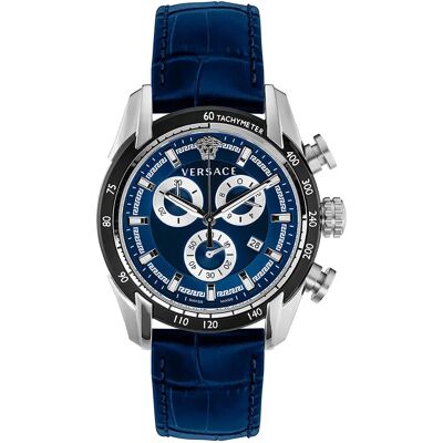 Versace Montre Ve2i00721 Blue / Metal Blue Silver Grey One Size Homme - Publicité Versace Montre Ve2i00721 Blue / Metal Blue Silver Grey One Size Homme - Publicité