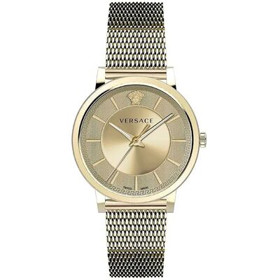 Versace Montre Ve5a00720 Yellow Gold / Metal Beige One Size Homme,Femme - Publicité Versace Montre Ve5a00720 Yellow Gold / Metal Beige One Size Homme,Femme - Publicité