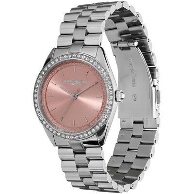 Olivia Burton Montre Pour Femme Bejewelled 34 Mm Silver / Pink / Mineral One Size Femme - Publicité Olivia Burton Montre Pour Femme Bejewelled 34 Mm Silver / Pink / Mineral One Size Femme - Publicité