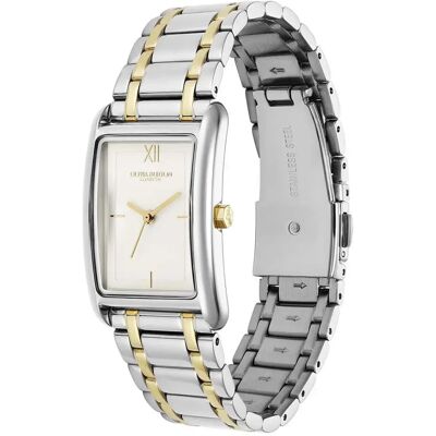 Olivia Burton Montre Pour Femme Grosvenor 23 Mm Silver / Gold / White / Mineral One Size Femme - Publicité Olivia Burton Montre Pour Femme Grosvenor 23 Mm Silver / Gold / White / Mineral One Size Femme - Publicité
