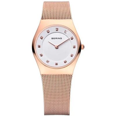 Bering Montre Pour Femme 11927-366-1 Quartz 5 Atm 27 Mm Golden / Golden / White One Size Femme - Publicité Bering Montre Pour Femme 11927-366-1 Quartz 5 Atm 27 Mm Golden / Golden / White One Size Femme - Publicité