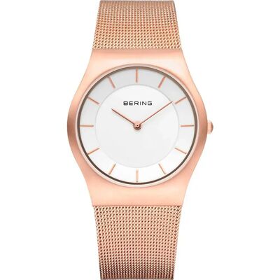 Bering Montre Pour Femme 11930-366 Quartz 5 Atm 30 Mm Pink / Pink / White One Size Femme - Publicité Bering Montre Pour Femme 11930-366 Quartz 5 Atm 30 Mm Pink / Pink / White One Size Femme - Publicité