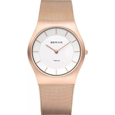 Bering Montre Pour Femme 11935-366 Quartz 5 Atm 36 Mm Pink / Pink / White One Size Femme - Publicité Bering Montre Pour Femme 11935-366 Quartz 5 Atm 36 Mm Pink / Pink / White One Size Femme - Publicité