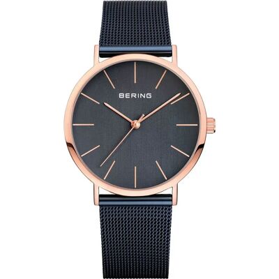 Bering Montre Pour Femme 13436-367 Quartz 36 Mm Rose Gold / Navy Blue / Blue One Size Femme - Publicité Bering Montre Pour Femme 13436-367 Quartz 36 Mm Rose Gold / Navy Blue / Blue One Size Femme - Publicité