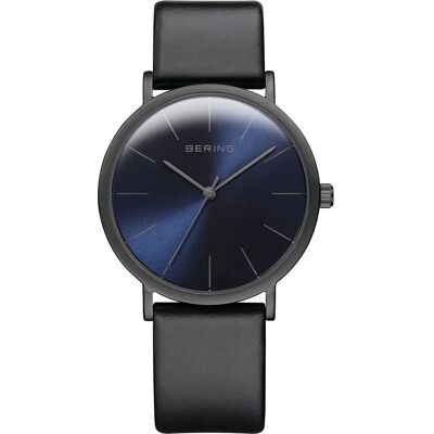 Bering Montre 13436-427 Quartz 5 Atm 36 Mm Black / Black / Blue One Size Homme,Femme - Publicité Bering Montre 13436-427 Quartz 5 Atm 36 Mm Black / Black / Blue One Size Homme,Femme - Publicité