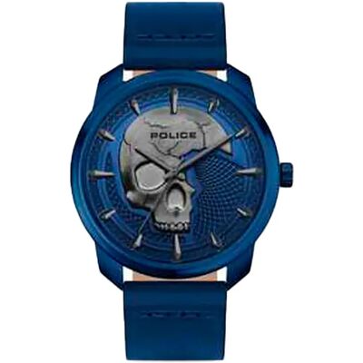 Police Montre Pl15714jsbl0 Quartz 3 Atm 42 Mm Blue / Blue / Blue One Size - Publicité Police Montre Pl15714jsbl0 Quartz 3 Atm 42 Mm Blue / Blue / Blue One Size - Publicité