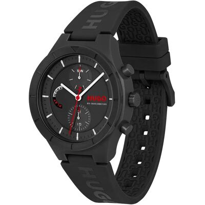 Hugo Montre 1530402 44 Mm Black / Black / Mineral One Size Homme - Publicité Hugo Montre 1530402 44 Mm Black / Black / Mineral One Size Homme - Publicité