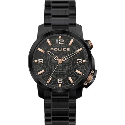 Police Montre Pewjj2110001 Black / Black One Size Homme - Publicité Police Montre Pewjj2110001 Black / Black One Size Homme - Publicité