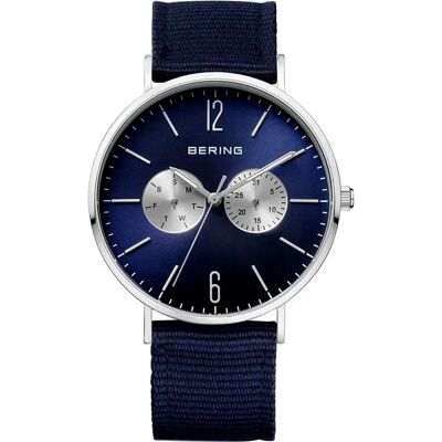Bering Montre 14240-507 5atm 40mm Blue / Sapphire One Size Homme - Publicité Bering Montre 14240-507 5atm 40mm Blue / Sapphire One Size Homme - Publicité