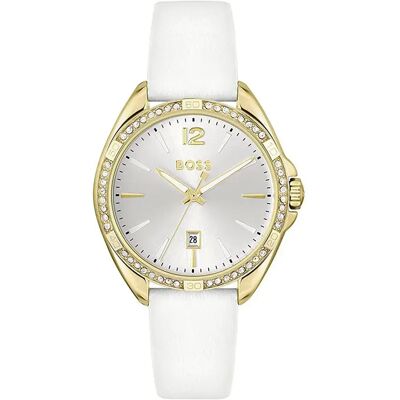 Boss Montre 1502619 3atm 39mm White / Mineral One Size Femme - Publicité Boss Montre 1502619 3atm 39mm White / Mineral One Size Femme - Publicité