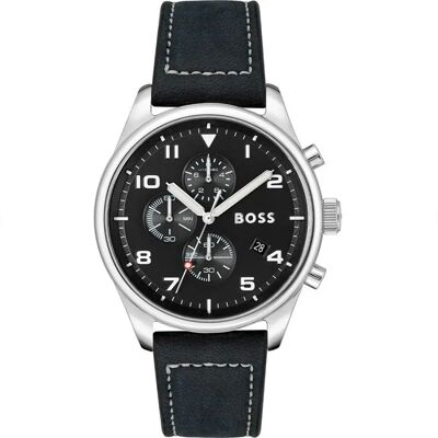 Boss Montre 1513987 5atm 44mm Black / Mineral One Size Homme - Publicité Boss Montre 1513987 5atm 44mm Black / Mineral One Size Homme - Publicité