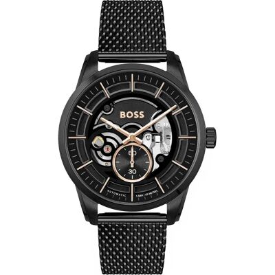 Boss Montre 1514035 5atm 42mm Black / Mineral One Size Homme - Publicité Boss Montre 1514035 5atm 42mm Black / Mineral One Size Homme - Publicité