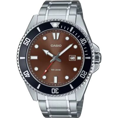 Casio Montre Mdv107d5avdf 20atm 49.5mm Grey / Brown One Size Homme - Publicité Casio Montre Mdv107d5avdf 20atm 49.5mm Grey / Brown One Size Homme - Publicité