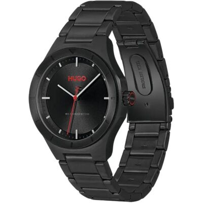 Hugo Montre 1530450 42mm Black / Black One Size Homme - Publicité Hugo Montre 1530450 42mm Black / Black One Size Homme - Publicité