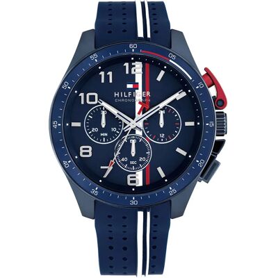 Tommy Hilfiger Montre Bank 46mm Navy / Navy One Size - Publicité Tommy Hilfiger Montre Bank 46mm Navy / Navy One Size - Publicité